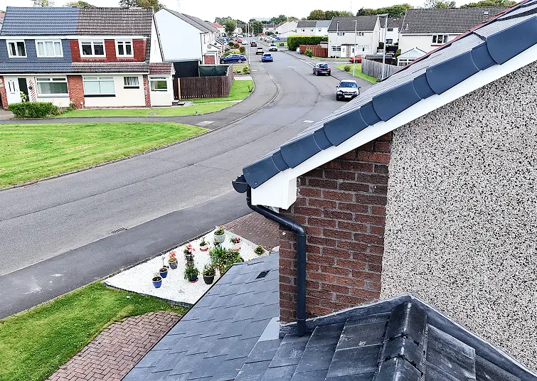 Modern uPVC fascias and soffits improving kerb appeal in Glasgow