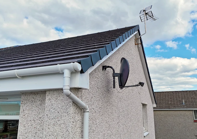 Durable uPVC roofline on a Glasgow home