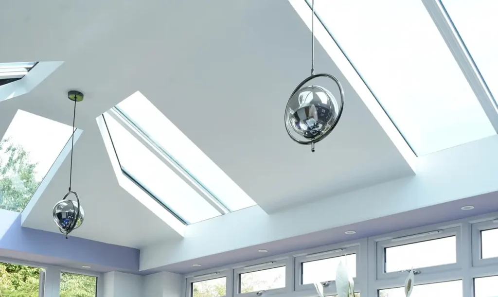 nterior view of a newly installed conservatory roof by Speedy Roofing in Glasgow