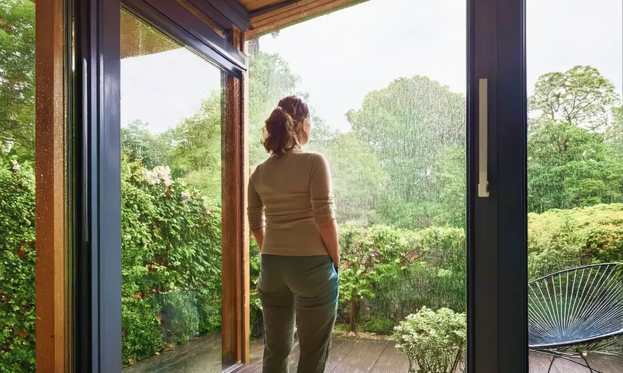 Quiet conservatory with solid roof replacement in Glasgow