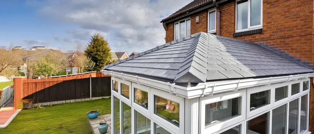 Speedy Roofing installing a new conservatory roof replacement in Glasgow